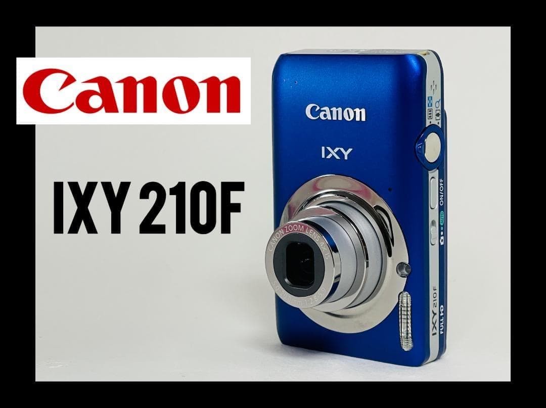 Canon IXY 210F Blue Compact Digital Camera Excellent Condition Tested