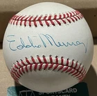 Eddie Murray Signed autograph  Rawlings National League Baseball SGC CERTIFIED