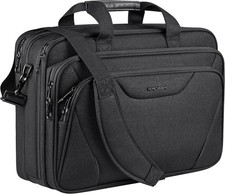 Elegant Expandable Laptop Briefcase for 17.3in Laptops - Water-Resistant Design