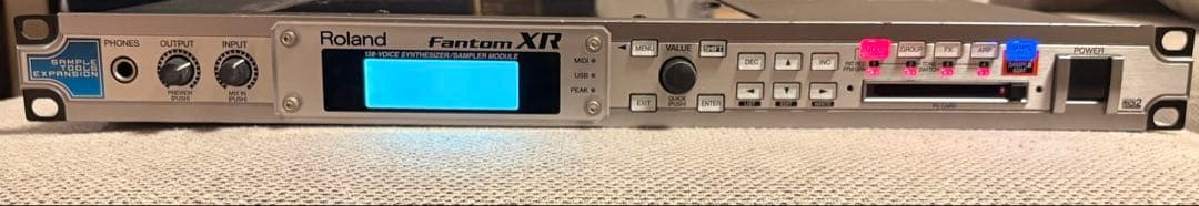 ROLAND FANTOM-XR Synth Sampler Rack Sound Module 128-Voice Used | eBay