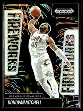 2024-25 Panini Prizm Black Donovan Mitchell #12 Silver Prizm