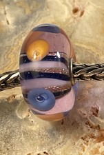 Trollbeads Jumbo Unique Glitter OOAK Rare HTF Gorgeous 