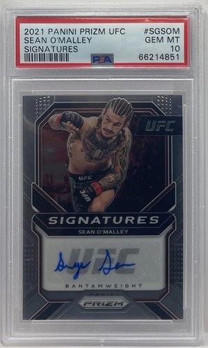 Sean O'Malley #SG-SOM 2021 Panini Prizm UFC Signatures card