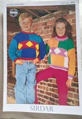 Strickanleitung für Kinder Pullover Pulli Oberteil - Größe 24 - 32''