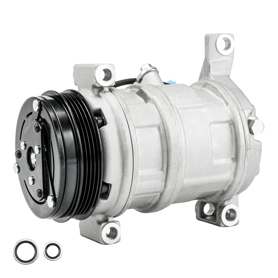 AC A/C Compressor with Clutch For 2000 2001 2002 GMC Sierra 1500 78362 638362 - Image 2 of 4