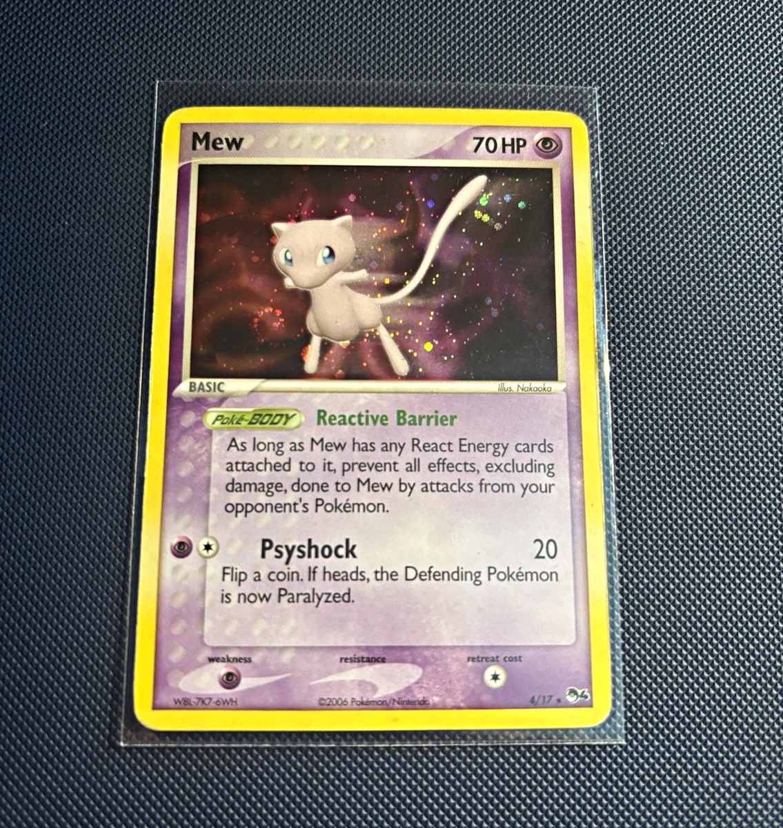 Mew Pokémon TCG Psychic Rare Individual Collectible Card Game