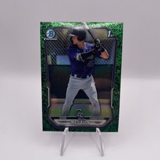 2026 Bowman Chrome Matt Klein 1st Bowman Green Grass Parallel #59/99 #BCP-146...
