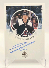 Samuel Girard 2024-25 SP Authentic UD Authentics Autograph