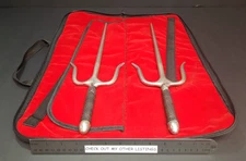 Murasaki Kobudo Martial Art Sai Lot Okinawa Karate Weapon Raphael Ninja Turtles