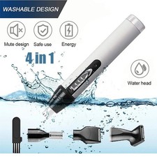 Men Electric Ear Beard Nose Hair Trimmer Eyebrow Mustache Remover Shaver Clipper