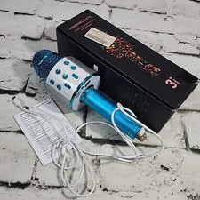 Wireless Bluetooth Karaoke Microphone Speaker Handheld KTV Player Mic Home Party