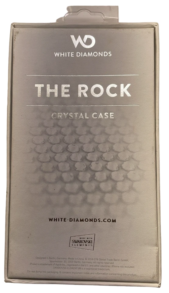 White Diamonds The Rock Crystal Case for Apple iPhone 6/6S - Black - Image 2 of 4