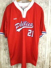 Maxxim Sports Philadelphia Phillies Jersey Men’s Large # 21 Boutin