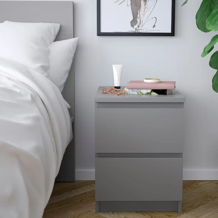 Grey stained bedroom sale furniture