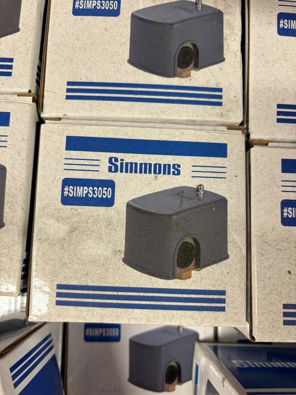 Simmons SIMPS3050 Standard Pressure Switch w/ Quick Set Wire Connection 30-50psi