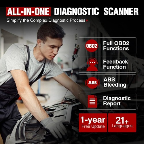 Dispositivo diagnostico Autel MaxiCOM MX808S Android 11.0 TUTTI I SISTEMI test attivo MK808S - Foto 10 di 19