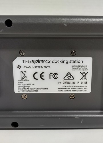 Texas Instruments TI-Nspire CX P-0415B Recharging Handheld Docking Station - Afbeelding 14 van 14