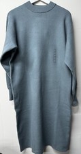Women’s Uniqlo Jumper Dress Size S Sage Green Comfortable Warm NEW