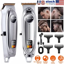 Hatteker Hair Clippers for Men Professional Barber Clippers Trimmer Haircut Kit