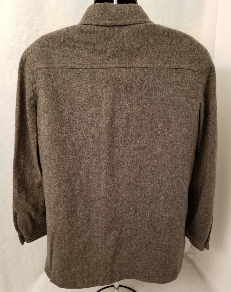 Requirements Womens Jacket Coat Size 10 Gray Wool - Image 4 of 4