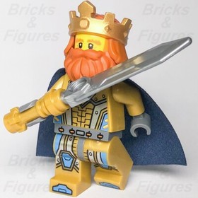 LEGO&reg; Nexo Knights King Halbert Minifigure Crown & Beard 70327 nex014 Minifig