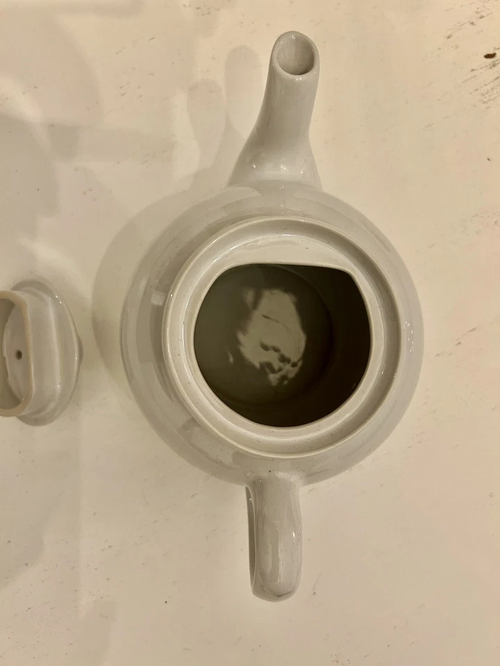 FOX RUN BRANDS TEAPOT 37 Ounce White With Lid - Image 4 of 4