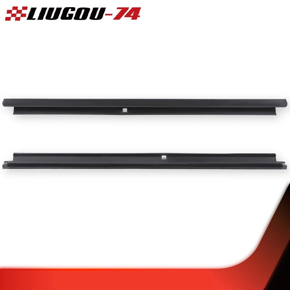 Truck Outer Window Sweep Felt Rear Kit Pair Set of 2 Fit For Chevy GMC Cadillac Foto 2 de 4