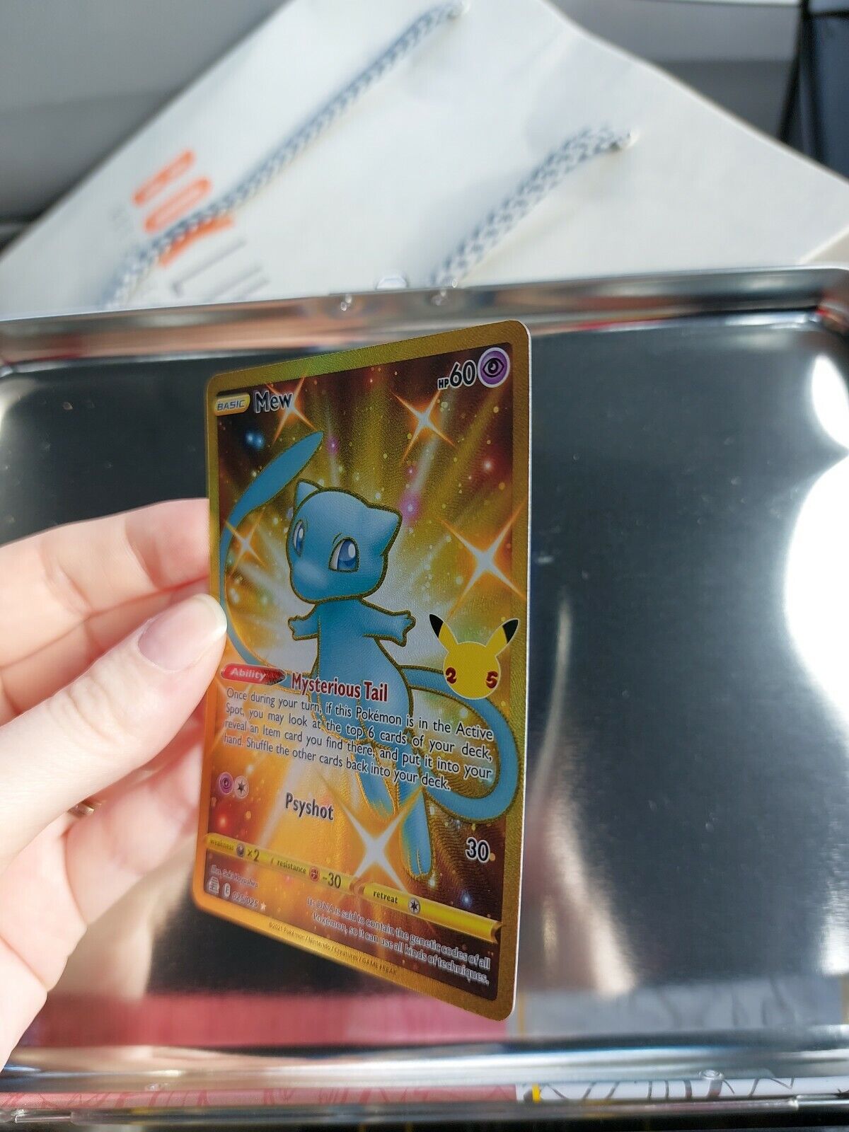 Pokemon Celebrations 25th Anniversary Mew Gold Card for Sale in Seattle, WA  - OfferUp