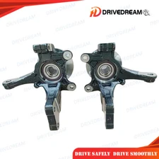 Front LH RH Wheel Bearing Hub Knuckle Assembly Pair For 2013 - 2019 Nissan Versa