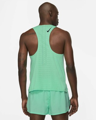NIKE AEROSWIFT RUNNING SINGLET MINT GREEN CJ7835-342 MEN'S SZ S M L XL 3XL  $70 | eBay