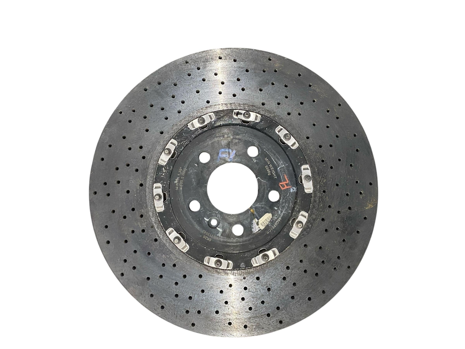 2019-2021 MCLAREN 600LT CARBON CERAMIC BRAKE ROTOR & CALIPER SET RACING & BREMBO