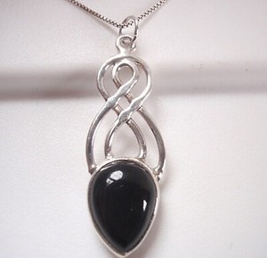 Black-Onyx-Double-Infinity-925-Sterling-Silver-Pendant