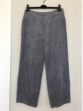 BABETTE. 100% LINEN CROP PANTS SIZE S MADE IN USA