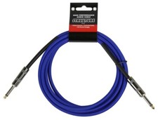 Strukture 1/4"-10' Woven Instrument Cable, Blue, SC10BL