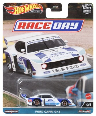 HOT WHEELS FORD CAPRI GR.5 PREMIUM RACE DAY CAR CULTURE