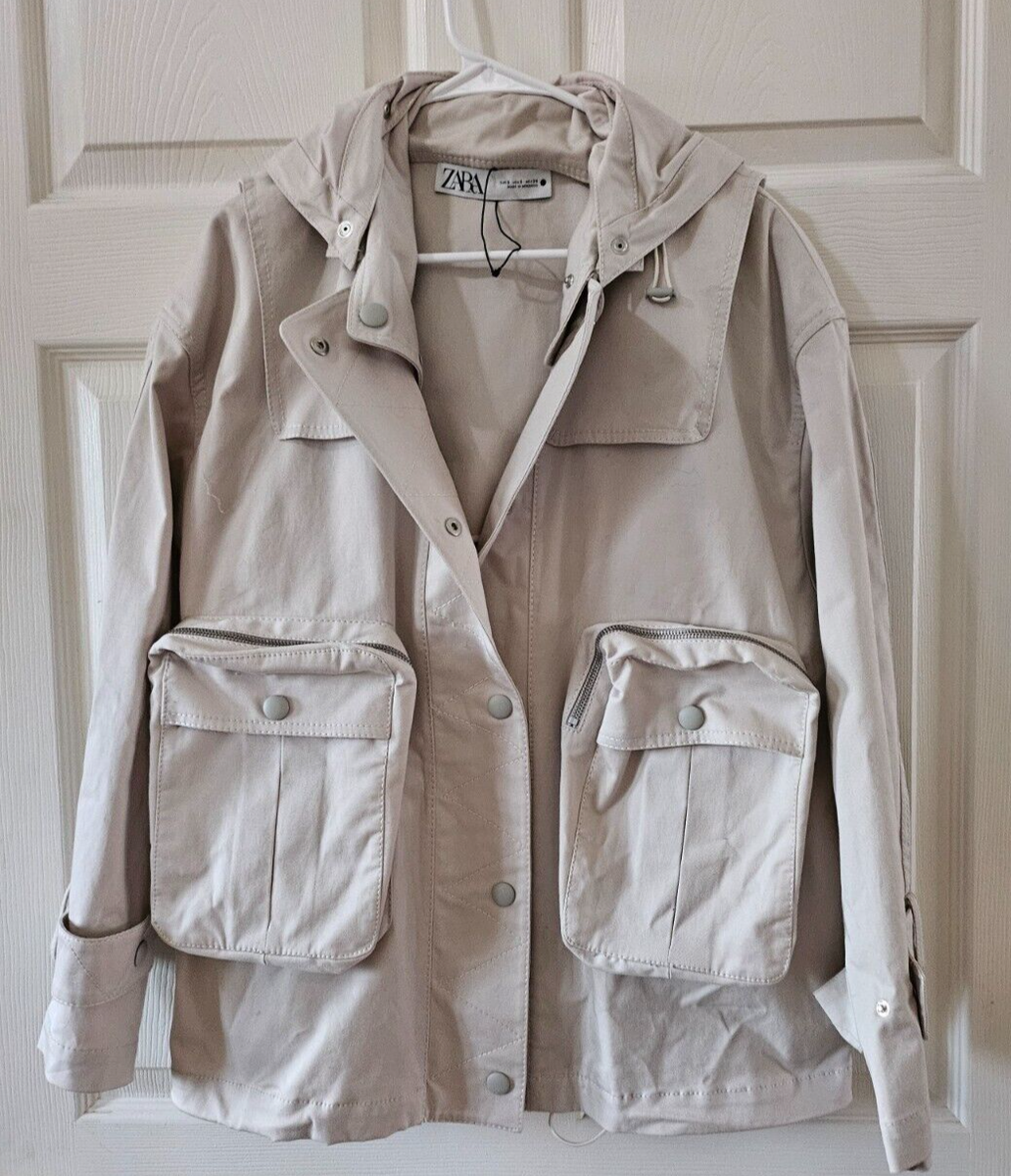 ZARA POCKET PARKA LIMITED EDITION RUNS BIG OVERSIZED NWT Small | eBay