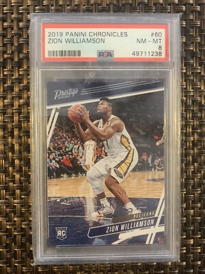 2019 panini chronicles #60 zion williamson psa graded 8 rookie card pelicans $$ | eBay 2019 panini chronicles #60 zion williamson psa graded 8 rookie card pelicans $$ | eBay
