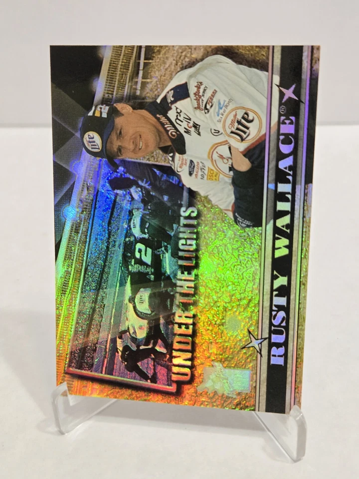 2000 VIP Under the Lights 🚘 Rusty Wallace EXPLOSIVES LASERS NUMBERED 147/250 😎 - Image 3 of 4