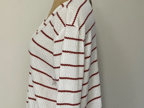 Altar’s State Damen Pullover V-Ausschnitt Langarm Waffelstrick Größe XL Poly Blend - Bild 6 von 6