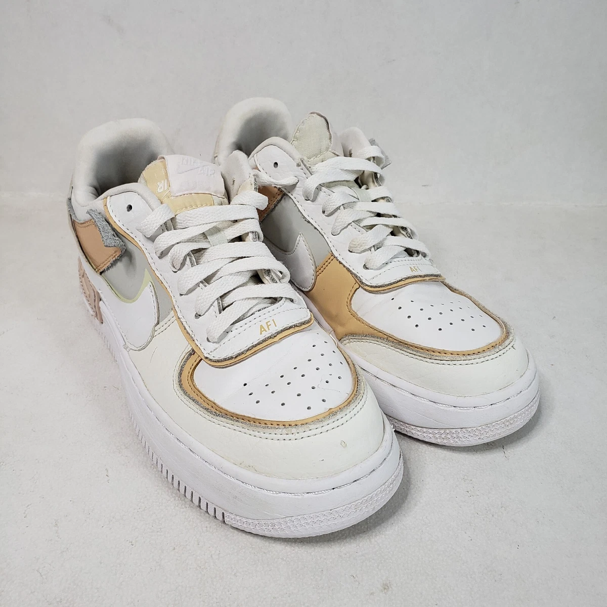 llenar Ladrillo Salida Nike Air Force 1 Shadow Spruce Aura Women's Size 8.5 Sail White CK3172-002  | eBay