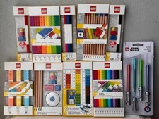 LEGO Stationery Set promoti Notebook NEW With Ballpoint Pen Pencil Ruler Erasers