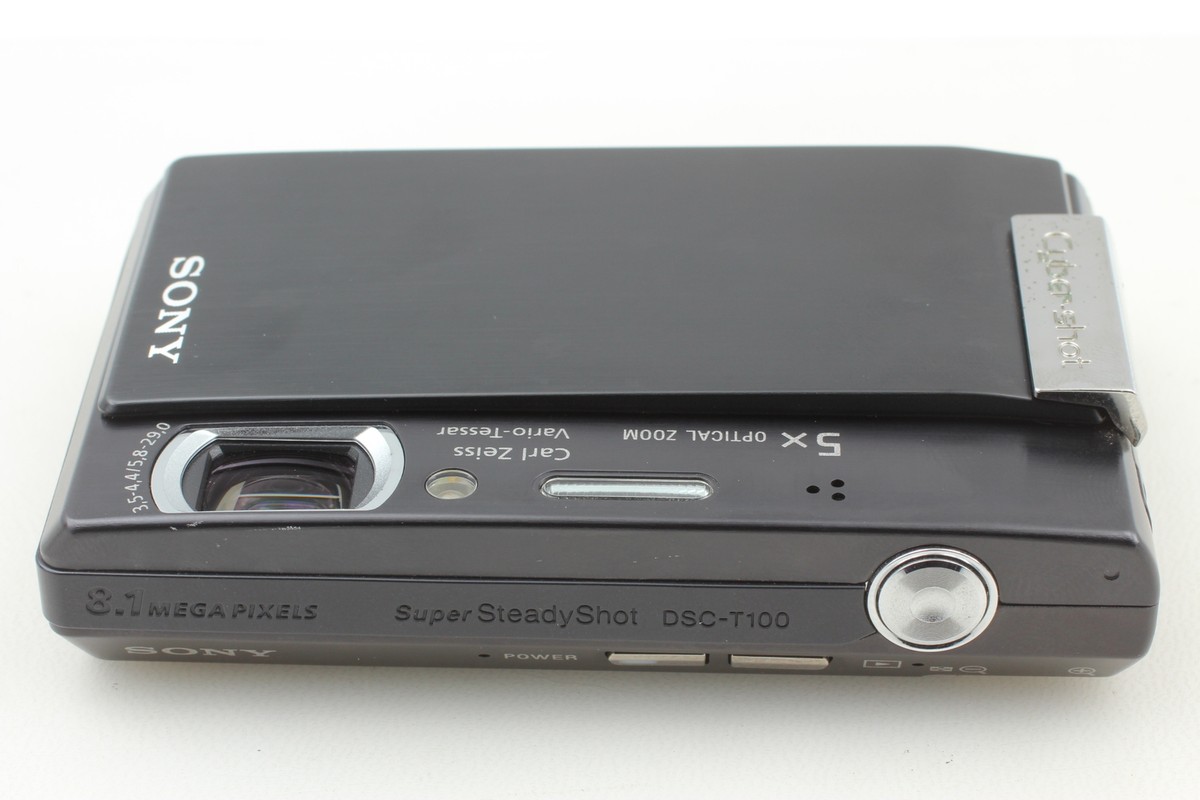 SONY Cyber-shot DSC-T100 美品　ブラック 中古】SONY ソニー Cyber-shot DSC-T100 ブラック デジタル