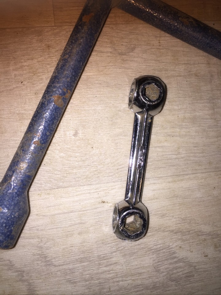 Wheel Brace, Box Spanner And Ice Scrapper eBay