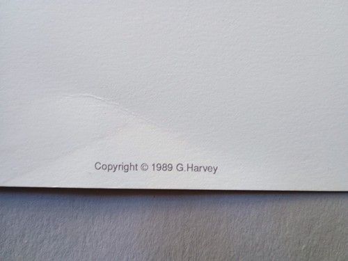 G. Harvey "Of One Spirit" 1989 ChristmasPrint With Certificate #254 Low Print - Picture 11 of 21