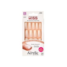 Kiss Salon Acrylic Natural Revolutionary Acrylic Nails, KSAN05 Long
