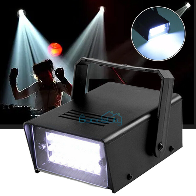 Luces de DJ luz de escenario 24 LED Luz Estroboscópica para Luces de DJ luz de escenario 24 LED Luz Estroboscópica para
