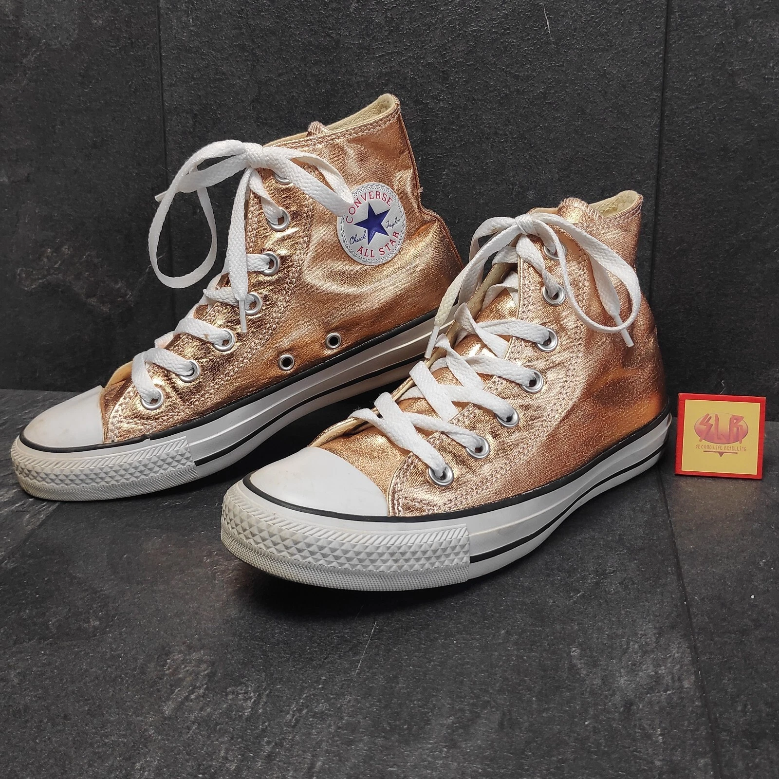 Converse Mandrini Metallizzati Tg. 36 5 CT AS HI 154034C Oro Rosa