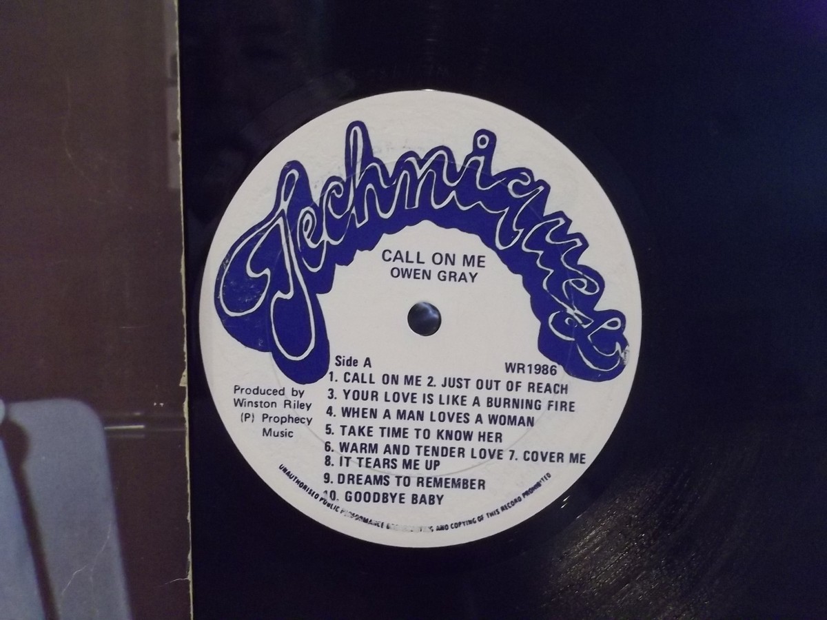 JAMAICAN IMPORT. OWEN GREY CALL ON ME LP ON TECHNIQUES RECORDS | eBay