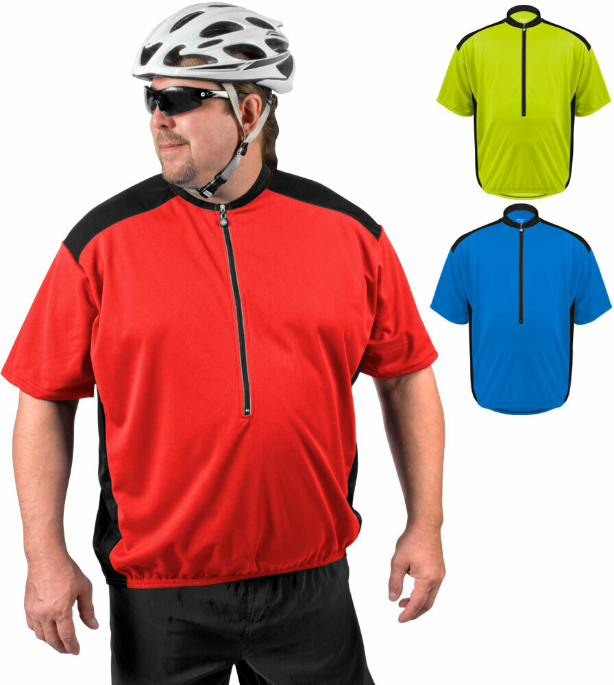 Big Man's Colossal Cycling Jersey | Loose Fit Extended Size