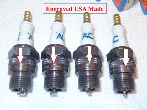 ( 1 ) ..‘NOS’ AC-85S COM. Spark Plug .. 18mm Threads .. Circa 1946 .. USA Made - Picture 5 of 19